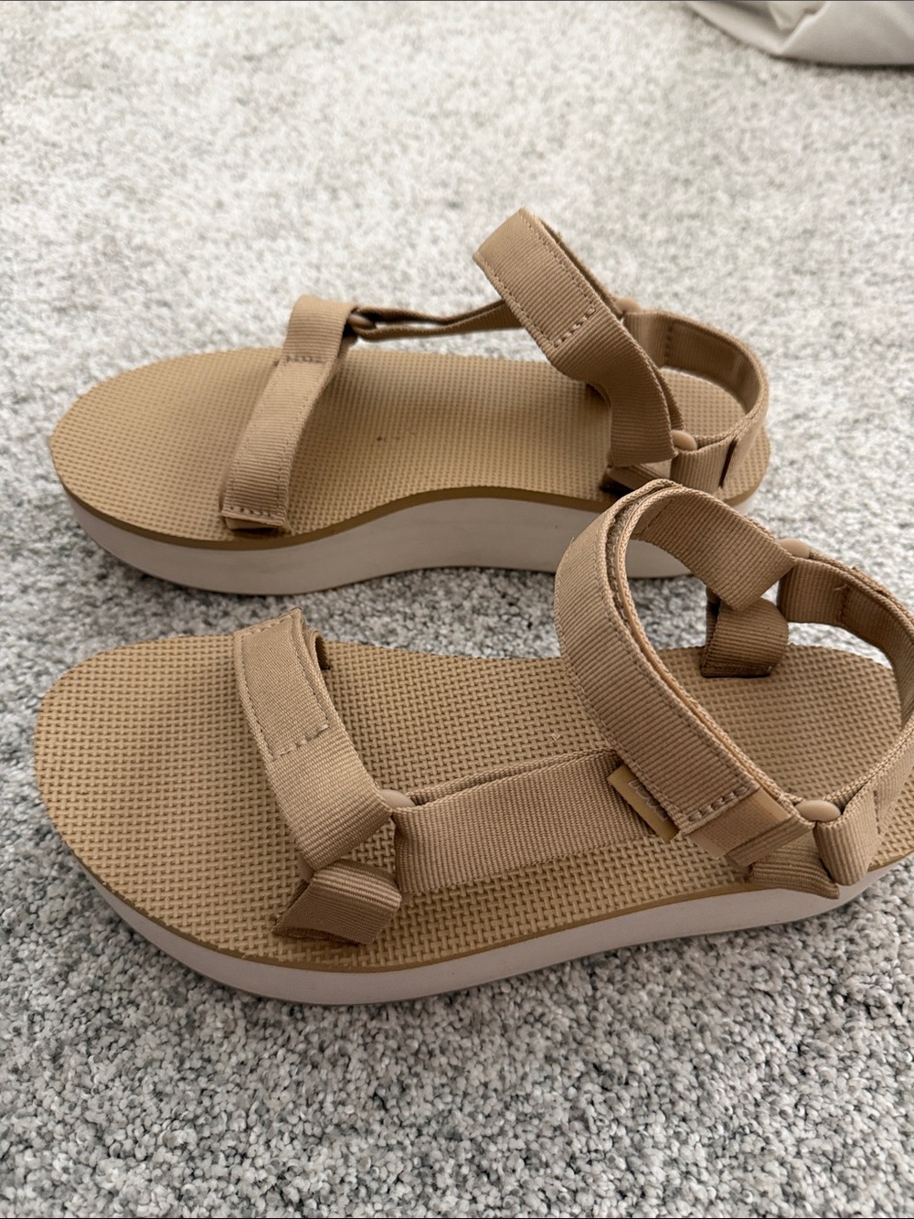 Teva Women's Tan Platform Sport Sandals